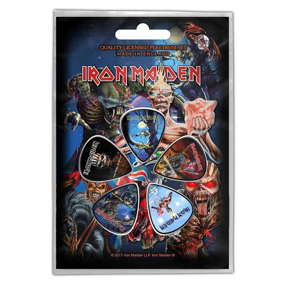 Iron Maiden - Later Albums Plectre - Lot de 5 - Multicolore
